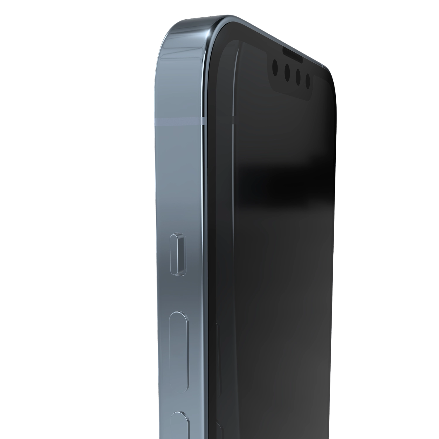 Illustration of a finger pressing a phone's side button