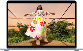 MacBook Air showcasing Liquid Retina display